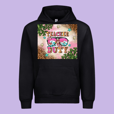 Teacher Of Duty Summer Break Urban Hoodie Designed By Adodesignshop