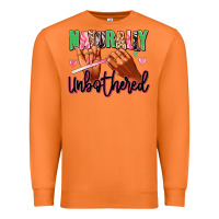 Carrot Naturally unbothered afro nails Premium Sweatshirt - RanaPortraitStore