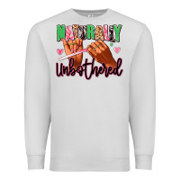 Dove Grey Naturally unbothered afro nails Premium Sweatshirt - RanaPortraitStore