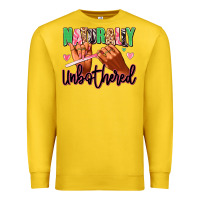 Lemon Naturally unbothered afro nails Premium Sweatshirt - RanaPortraitStore
