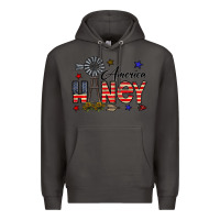 Smoke america honey Premium Hoodie - CowhideDigitalArt