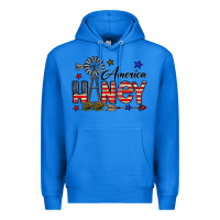 True Royal america honey Premium Hoodie - CowhideDigitalArt