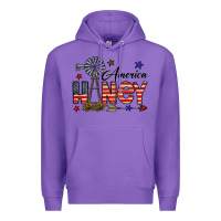 Purple america honey Premium Hoodie - CowhideDigitalArt