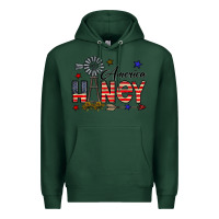 Sports Green america honey Premium Hoodie - CowhideDigitalArt