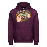Mauve Wine all the pretty girls roll like this Urban Hoodie - JahusDesignShop