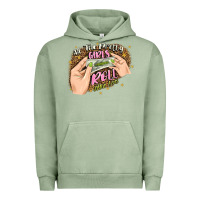Pigment Oil Green all the pretty girls roll like this Urban Hoodie - JahusDesignShop
