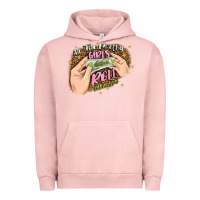 Pigment Salmon all the pretty girls roll like this Urban Hoodie - JahusDesignShop