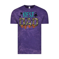 Cloud Purple best dad ever Vintage Tee - Artiststas