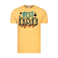 Vintage Mustard best dad ever Vintage Tee - Artiststas