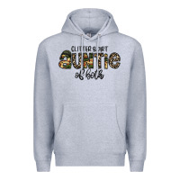 Heather Grey auntie Premium Hoodie - CowhideDigitalArt