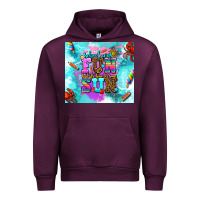Mauve Wine summer break and school Urban Hoodie - AdoDesignShop