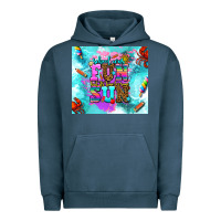 Pigment Midnight Navy summer break and school Urban Hoodie - AdoDesignShop