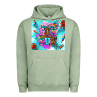 Pigment Oil Green summer break and school Urban Hoodie - AdoDesignShop