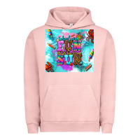 Pigment Salmon summer break and school Urban Hoodie - AdoDesignShop