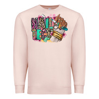 Pale Pink Nail Tech afro nail art Premium Sweatshirt - RanaPortraitStore