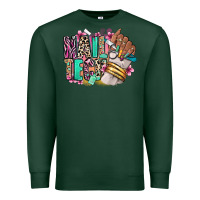 Sports Green Nail Tech afro nail art Premium Sweatshirt - RanaPortraitStore