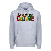 Heather Grey do it for the culture juneteenth Premium Hoodie - HRA Design Shop