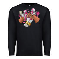 Black Pink and white sneaker girl Premium Sweatshirt - RanaPortraitStore