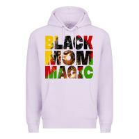 Lilac black mom magic juneteenth Premium Hoodie - HRA Design Shop