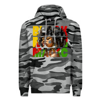 Slate Camo black mom magic juneteenth Premium Hoodie - HRA Design Shop