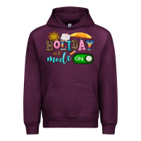 Mauve Wine holiday mode on Urban Hoodie - AdoDesignShop