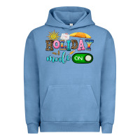 Pigment Pebble Blue holiday mode on Urban Hoodie - AdoDesignShop