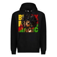 Black black mom magic juneteenth Premium Hoodie - HRA Design Shop