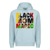 Blue Mist black mom magic juneteenth Premium Hoodie - HRA Design Shop