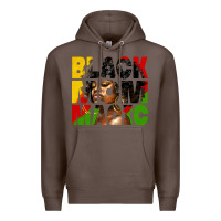 Coffee black mom magic juneteenth Premium Hoodie - HRA Design Shop
