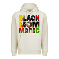 Oatmeal Heather black mom magic juneteenth Premium Hoodie - HRA Design Shop