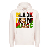 Pale Pink black mom magic juneteenth Premium Hoodie - HRA Design Shop