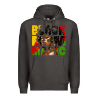 Smoke black mom magic juneteenth Premium Hoodie - HRA Design Shop