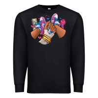 Black Pink and blue sneaker girl Premium Sweatshirt - RanaPortraitStore