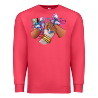 Cardinal Pink and blue sneaker girl Premium Sweatshirt - RanaPortraitStore