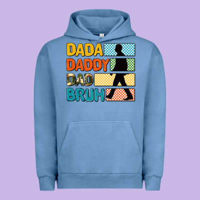 Dada Daddy Dad Bruh Urban Hoodie Designed By Adodesignshop
