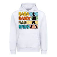 White dada daddy dad bruh Urban Hoodie - AdoDesignShop