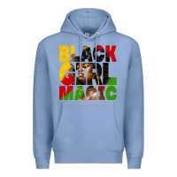 Colony Blue black girl magic juneteenth Premium Hoodie - HRA Design Shop