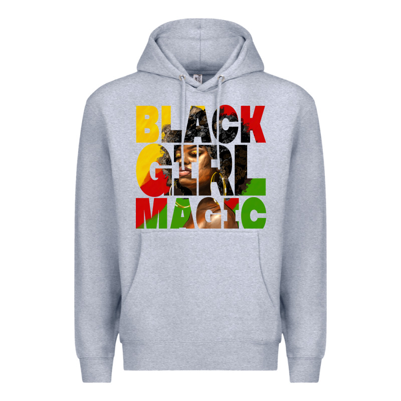 Black Girl Magic Juneteenth Premium Hoodie by HRA Design Shop | Teevron