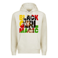 Oatmeal Heather black girl magic juneteenth Premium Hoodie - HRA Design Shop