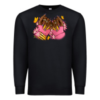Black Pink afro nails Premium Sweatshirt - RanaPortraitStore