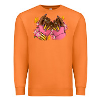 Carrot Pink afro nails Premium Sweatshirt - RanaPortraitStore