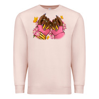 Pale Pink Pink afro nails Premium Sweatshirt - RanaPortraitStore