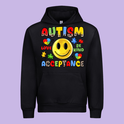 Autism Acceptance Urban Hoodie Designed By Jahusdesignshop