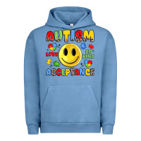 Pigment Pebble Blue autism acceptance Urban Hoodie - JahusDesignShop