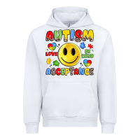 White autism acceptance Urban Hoodie - JahusDesignShop