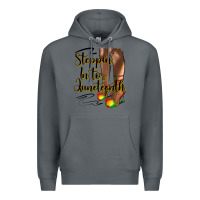 Rock steppin' in to juneteenth heels Premium Hoodie - HRA Design Shop