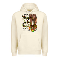 Sandshell steppin' in to juneteenth heels Premium Hoodie - HRA Design Shop