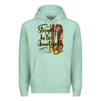 Seafoam steppin' in to juneteenth heels Premium Hoodie - HRA Design Shop