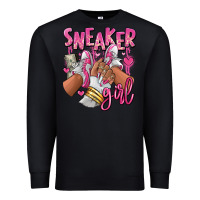 Black Pink and white sneaker girl Premium Sweatshirt - RanaPortraitStore