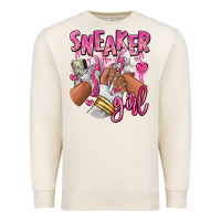 Sandshell Pink and white sneaker girl Premium Sweatshirt - RanaPortraitStore